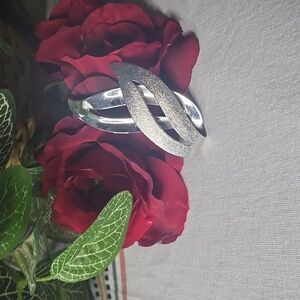 Sarah Coventry Silver Tone Flame Openwork Brooch Pin. Vintage